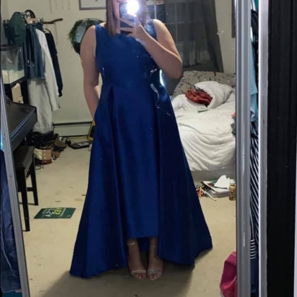 Royal blue prom dress